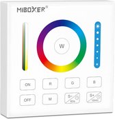 Mi-Light Mi-Boxer - (B0) - 1-Zone RGB+CCT Paneelafstandsbediening met magnetische houder - (Batterijen niet inbegrepen) - Wit