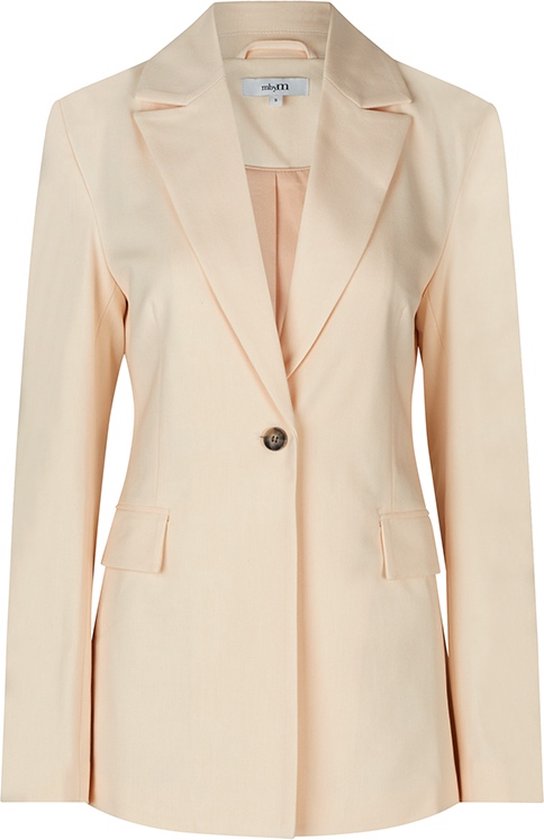 Mango getailleerde blazer ecru