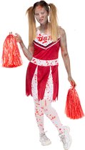 FUNIDELIA Zombie Cheerleader Kostuum Voor voor vrouwen - Maat: S - Rood