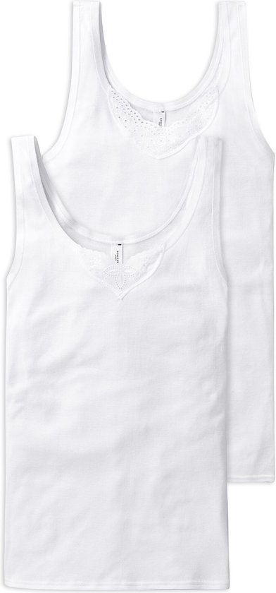 Schiesser Cotton Essentials 2PACK Tanktop Dames Onderhemd - Maat 36