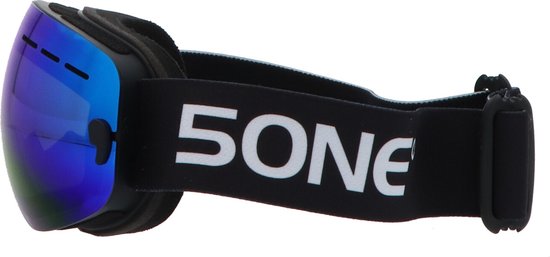 5one® Alpine 2 Blue Anti-Condens Skibril met Hardcase voor kinderen