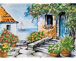 Seaside Paradise Voorbedrukt Borduurpakket Needleart World