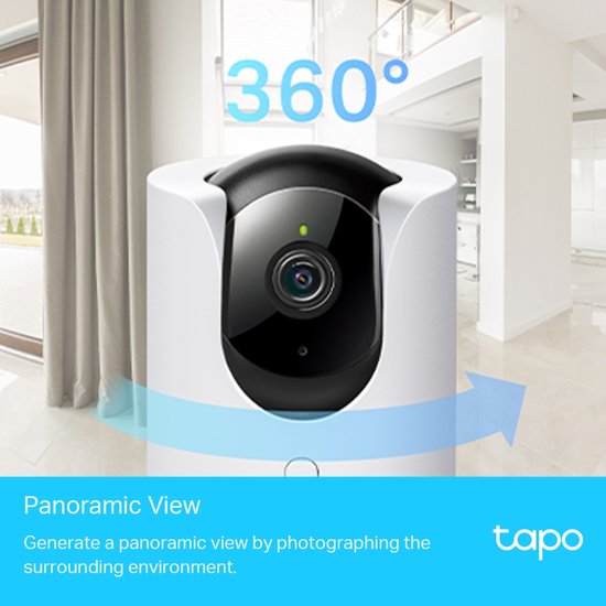 TP-Link Tapo C225 - Beveiligingscamera - Indoor - 2.5K QHD - Pan Tilt - WiFi Camera - TP-Link