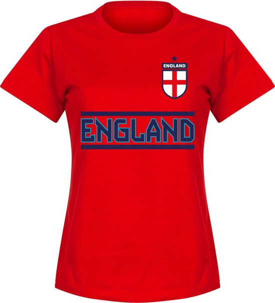 Engeland Team T-Shirt - Rood - Dames - L