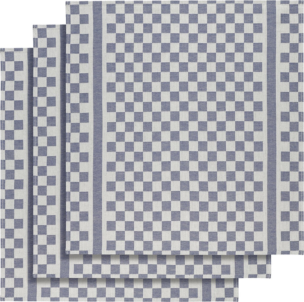 De Witte Lietaer Theedoek Groom-A - 3 stuks - 65 x 70 cm - Katoen