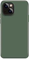 Xqisit NP Silicone case Anti Bac hoesje voor iPhone 14 - groen