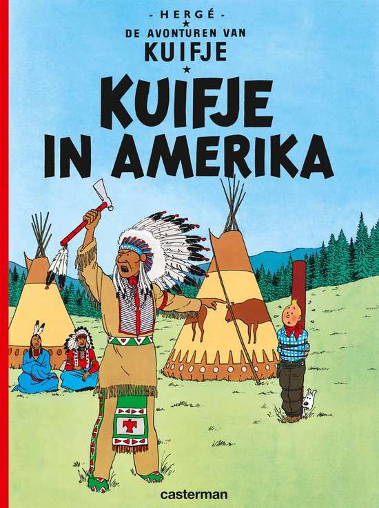 Cover van het boek 'Kuifje / 02 kuifje in amerika' van  Herge