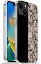 Apple iPhone 14 Plus - Coque souple - Tuyaux - Design - Reptiles - Coque en Siliconen téléphone