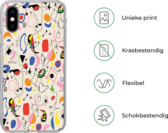 Coque iPhone X - Motifs - Abstrait - Art - Coque de téléphone en Siliconen