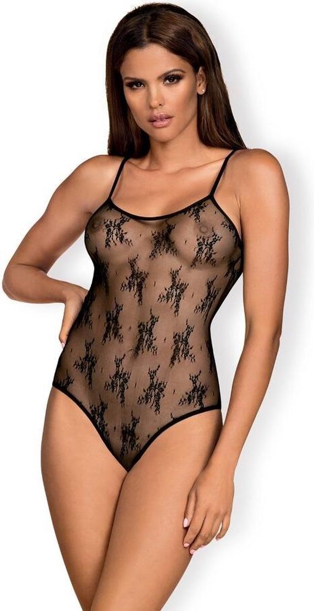 Obsessive Jennifairy Body - Erotische body - Maat S/M - Zwart