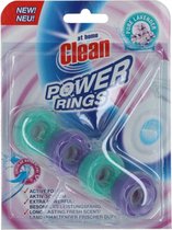 12x At Home Toiletblok Power Rings Pure Lavender 40 gr