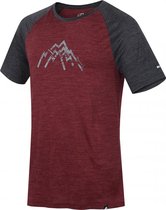Hannah T-shirt Tarben Heren Merinowol/viscose Rood Mt Xxl