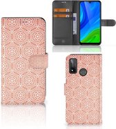 Mobiel Hoesje Huawei P Smart 2020 Smartphone Hoesje Pattern Orange