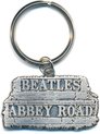 The Beatles - Abbey Road Sign In Relief Sleutelhanger - Zilverkleurig