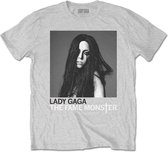 Lady Gaga - Fame Monster Heren T-shirt - L - Grijs