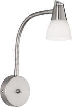 LED Wandspot - Wandverlichting - Trion Hilda - G9 Fitting - 1-lichts - Rond - Flexibele Arm - Mat Nikkel - Aluminium - BES LED