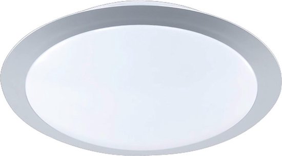 LED Plafondlamp - Plafondverlichting - Trion Ginzon - 9W - Warm Wit 3000K - Dimbaar - Rond - Mat Titaan - Aluminium