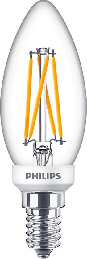 Philips Classic LEDcandle B35 E14 6W 922-927 Filament | DimTone - Zeer ...
