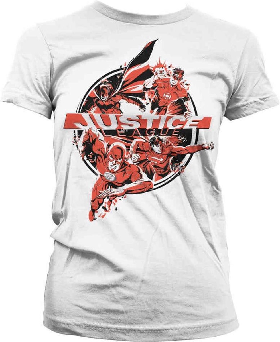 DC Comics Justice League Dames Tshirt -L- Heroes Wit
