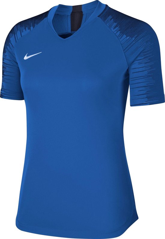 servet lijden Componeren Nike Strike Shirt Korte Mouw Dames - Royal / Marine | Maat: XS | bol.com