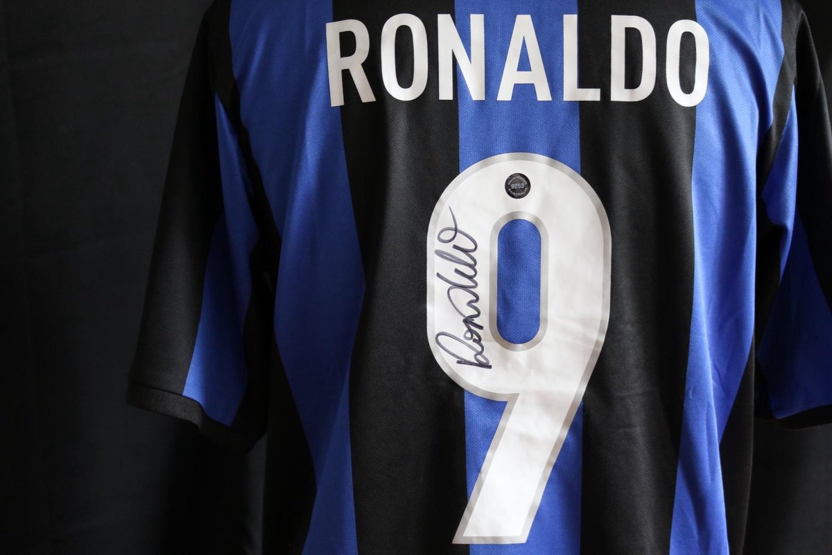 MATCHWORN- Ronaldo Luís Nazário de Lima Inter Milan Shirt