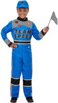 SMIFFYS - Blauw Formule 1 kostuum voor jongens - 146/158 (10-12 jaar)
