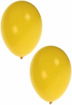 40x ballons de fête jaunes 27 cm - Fournitures / décorations pour fête d'anniversaire