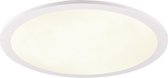 LED Plafondlamp - Plafondverlichting - Trion Tiberon - 20W - Natuurlijk Wit 4000K - Rond - Mat Wit - Kunststof - BES LED