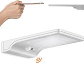 Applique solaire Slim avec 36 LED et détecteur de mouvement Argent