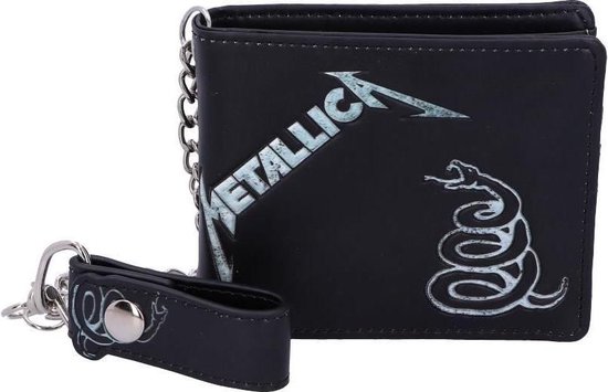 Nemesis Now - Metallica - Black Album Wallet with Chain