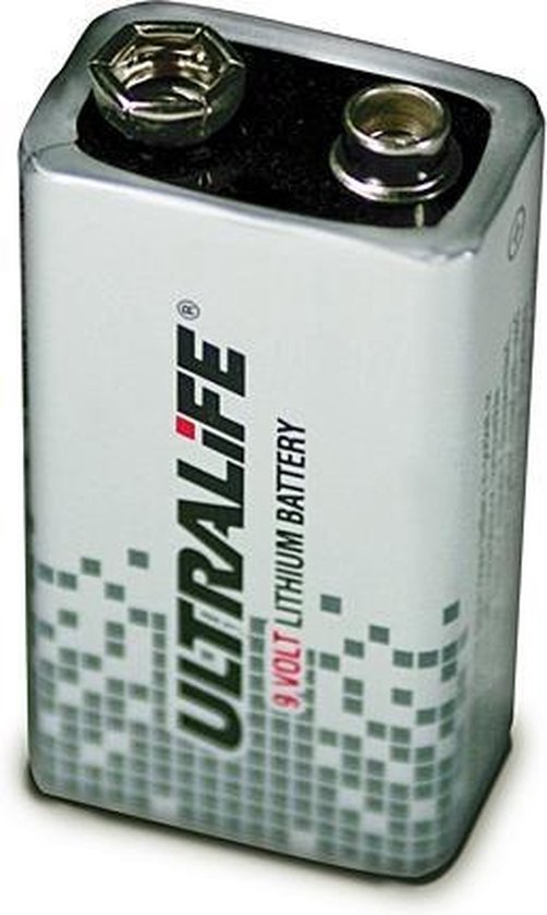 Ultralife 9V Batterij U9VL-J-P - 9V 1stuk(s) 9V 1.2Ah