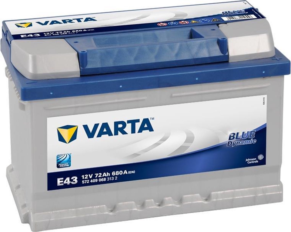 Varta Blue Dynamic E43 accu 12V 72Ah(20h) | bol.com