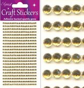 Oaktree - Stickers Diamantjes Goud (per vel) 3mm