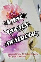 Bible Quotes Notebook