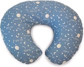 Chicco Voedingskussen Boppy - met Hoes - Katoen - Moon & Stars Blauw