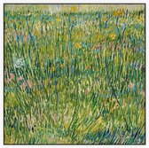 Grasgrond, Vincent van Gogh - Foto op Akoestisch paneel - 100 x 100 cm