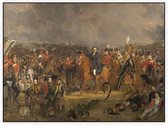 De slag bij Waterloo, Jan Willem Pieneman - Foto op Akoestisch paneel - 200 x 150 cm