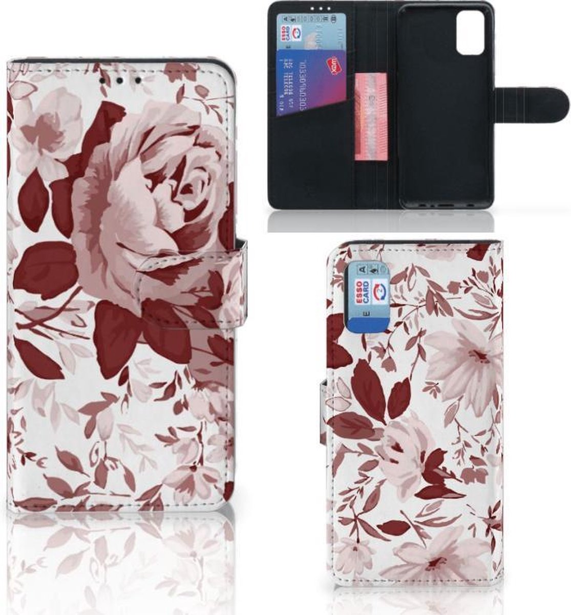 Hoesje Samsung Galaxy A41 Watercolor Flowers