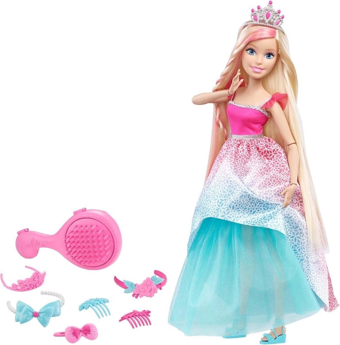 vrijgesteld boete snel Barbie Prinssenpop Wonderlokken Woud 42 Cm | bol.com