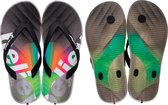 Rider R1 Play kids slippers - Grey/green/black - Schoenen - Slippers - Slippers