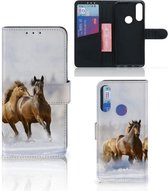 GSM Hoesje Alcatel 1S 2020 Wallet Book Case Paarden