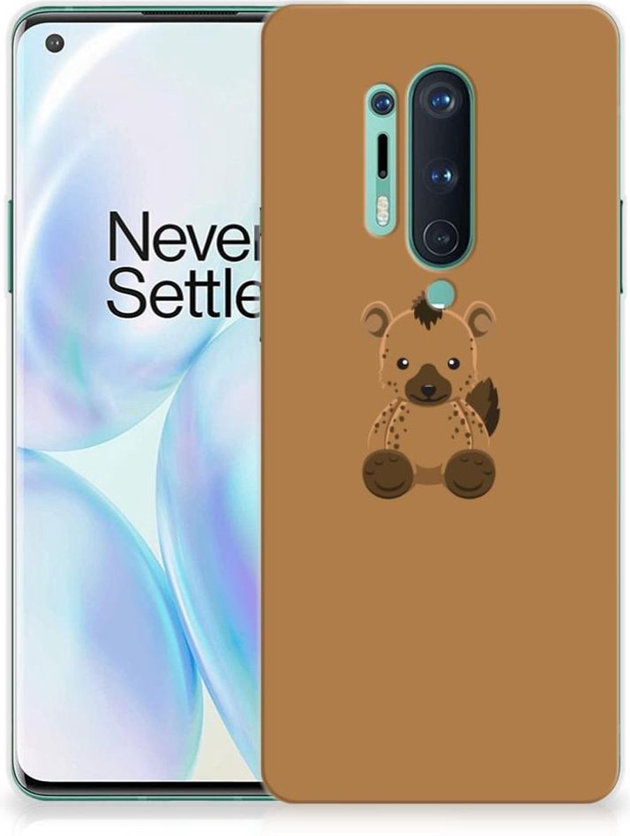 OnePlus 8 Pro Telefoonhoesje met Naam Baby Hyena