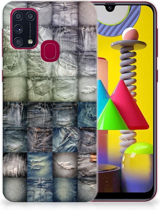 Coque pour Samsung Galaxy M31 Coque Smartphone Jeans