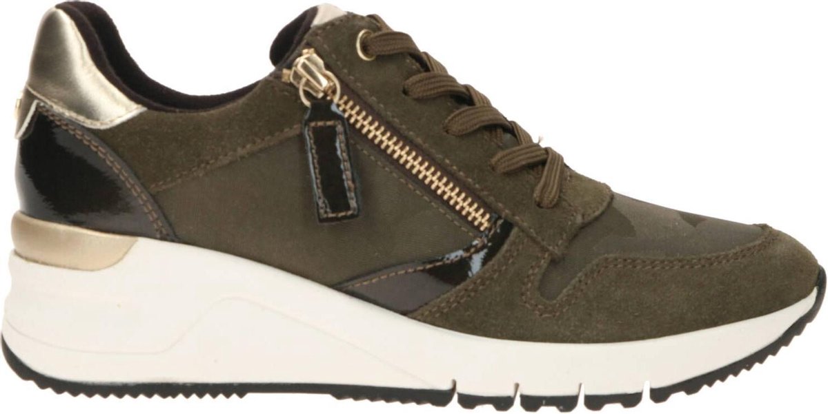 Tamaris Sneakers groen - Maat 37 | bol.com