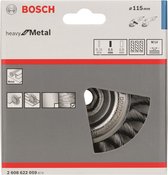 Bosch - Schijfborstel 115 mm, 0,5 mm, 12500 U/ min, 12 mm, 14