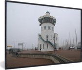 Fotolijst incl. Poster - Vuurtoren van Harlingen in Friesland - 30x20 cm - Posterlijst