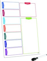 CKB - Boodschappenlijstje Magnetisch met Stift - planbord - weekplanner - memobord - whiteboard