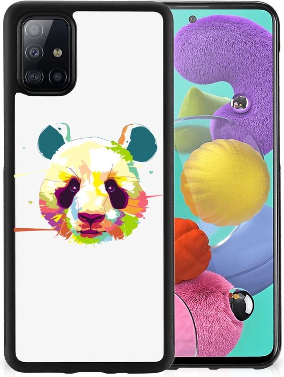 Samsung Galaxy A51 Bumper Hoesje Panda Color