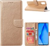 Xiaomi Redmi 9A - Bookcase Goud - portemonee hoesje