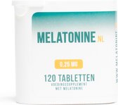 Melatonine.nl - Melatonine 0,25 mg - 120 tabletten - Melatonine Regular Supplementen - vegan - voedingssupplement